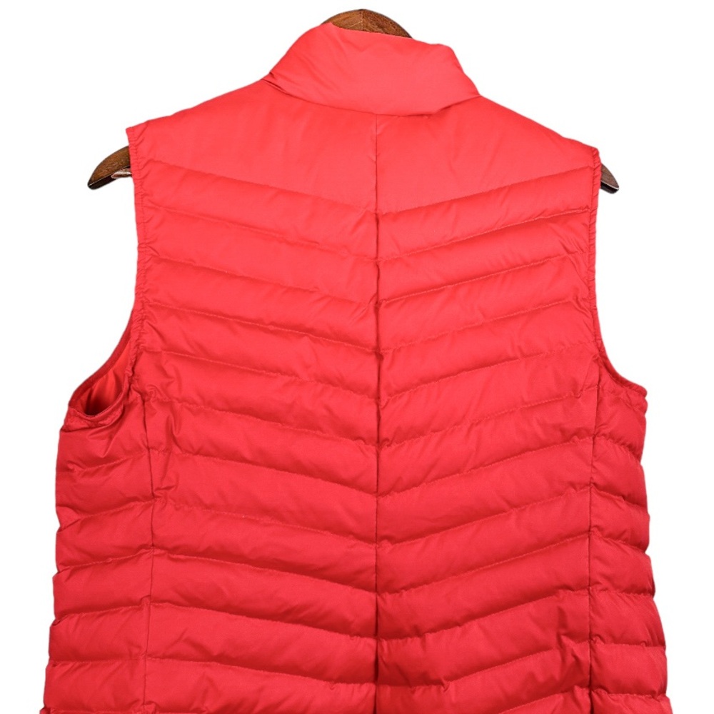 TALBOTS Sleeveless Down Red Puffer Vest Size Large - Picture 6 of 8